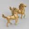 Vintage Brass Tea Pet Gazelle Figurine Miniature Animal Desk Ornament Decor