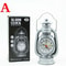 Vintage Oil Lamp Alarm Clock Retro Table Clock Night Light Decor 6