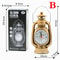 Vintage Oil Lamp Alarm Clock Retro Table Clock Night Light Decor 7