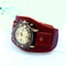 Vintage Punk Leather Wrap Watch Bracelet for Men Women Casual Wristwatch