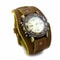 Vintage Punk Leather Wrap Watch Bracelet for Men Women Casual Wristwatch