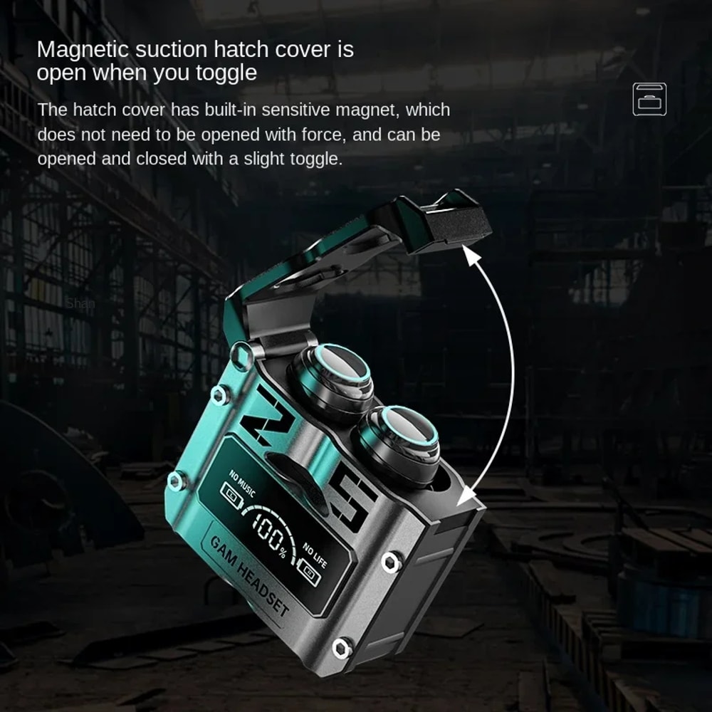 LED Display Wireless Earbuds With Bluetooth Stereo Sound Sports Fit 3