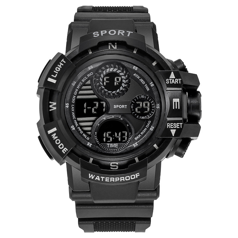 Rugged Military Digital Sports Watch Waterproof LED Chronograph For Men 2