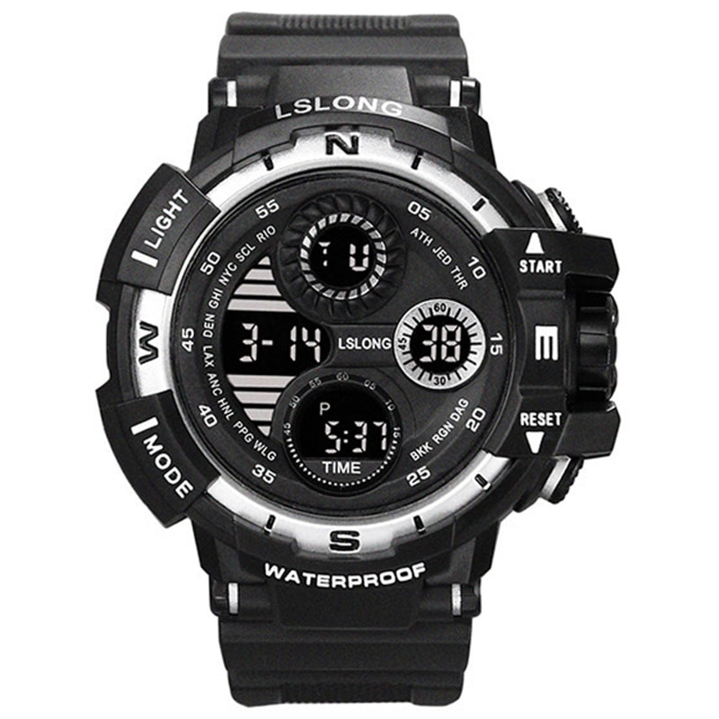 Rugged Military Digital Sports Watch Waterproof LED Chronograph For Men 5