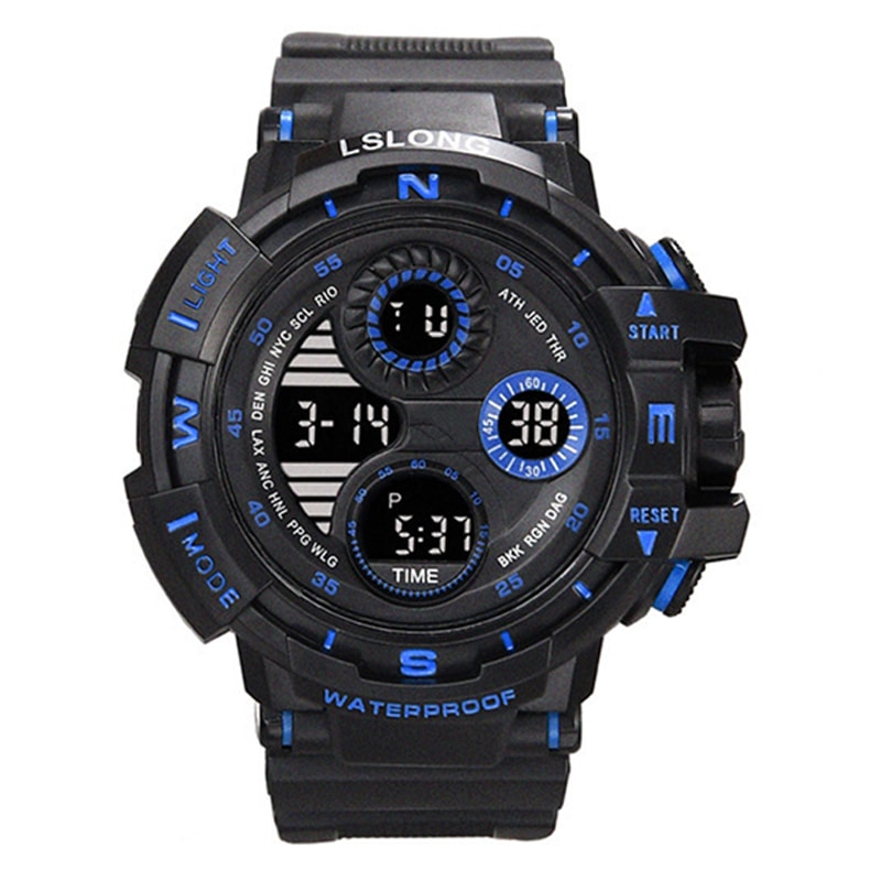 Rugged Military Digital Sports Watch Waterproof LED Chronograph For Men 7