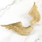 Nordic Angel Wing Brass Cabinet Handles Gold Wardrobe Drawer Pulls 0