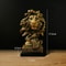 Majestic Lion Statue Resin Decor Powerful Animal Sculpture for Home Office Display
