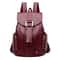 Anti Theft Soft Leather Travel Backpack For Women Large Capacity Stylish Daily Bag 0