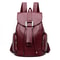 Anti Theft Soft Leather Travel Backpack For Women Large Capacity Stylish Daily Bag 0