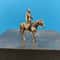 Vintage Brass Horse Figurine Miniature Desk Ornament For Home Car Bonsai Decor 1