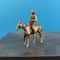 Vintage Brass Horse Figurine Miniature Desk Ornament For Home Car Bonsai Decor 3