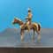 Vintage Brass Horse Figurine Miniature Desk Ornament For Home Car Bonsai Decor 4
