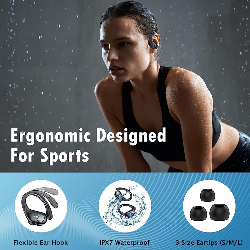 Mini Wireless Bluetooth Earbuds with ENC Mic & Charging Case – TWS Noise Cancelling Earphones