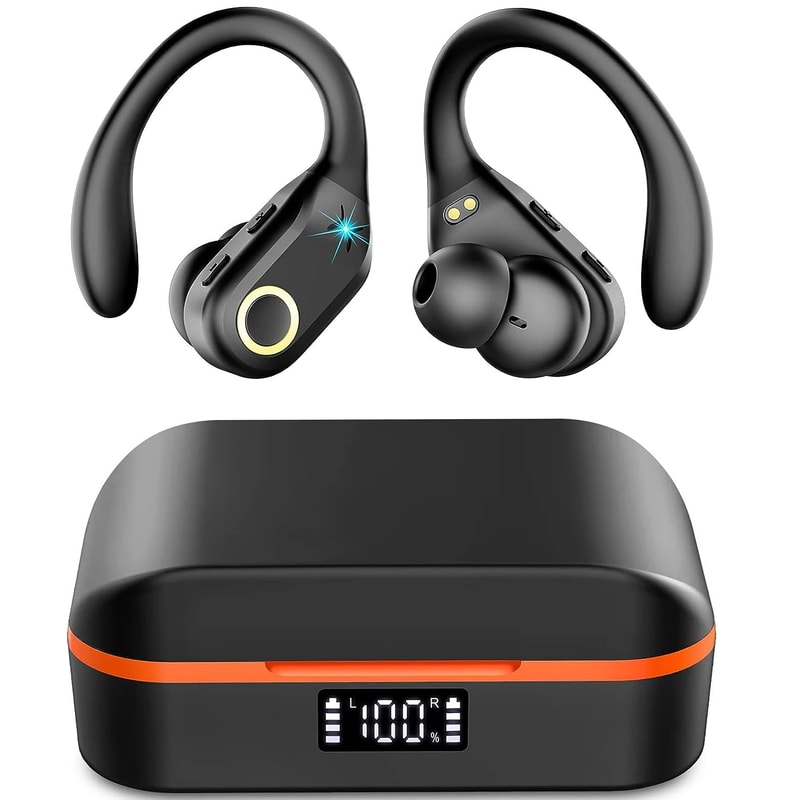 Active Noise Cancelling Wireless Earbuds with Dual Mic ENC Bluetooth TWS Headphones