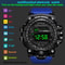 Mens Big Dial LED Digital Sports Watch Waterproof Stopwatch Alarm Fitness Wristwatch 4