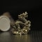 Antique Brass Dragon Statue Feng Shui Zodiac Ornament With Moveable Joints 4