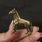 Antique Brass Zodiac Horse Figurine Feng Shui Desk Decor Lucky Chinese Horse Statue Gift 1