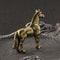 Antique Brass Zodiac Horse Figurine Feng Shui Desk Decor Lucky Chinese Horse Statue Gift 2
