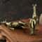 Antique Brass Zodiac Horse Figurine Feng Shui Desk Decor Lucky Chinese Horse Statue Gift 3