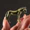Antique Brass Zodiac Horse Figurine Feng Shui Desk Decor Lucky Chinese Horse Statue Gift 10