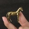 Antique Brass Zodiac Horse Figurine Feng Shui Desk Decor Lucky Chinese Horse Statue Gift 11