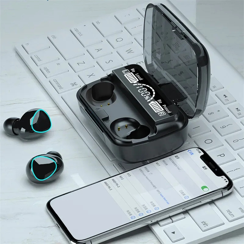 Wireless Bluetooth Earbuds With Noise Cancelling Waterproof Sport Headphones 0