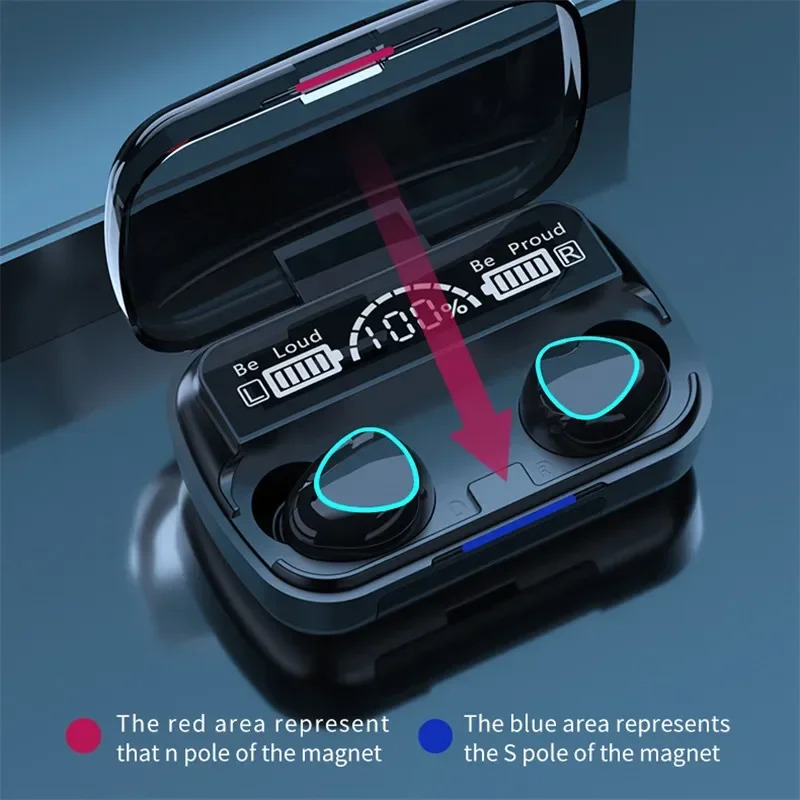 Wireless Bluetooth Earbuds With Noise Cancelling Waterproof Sport Headphones 1