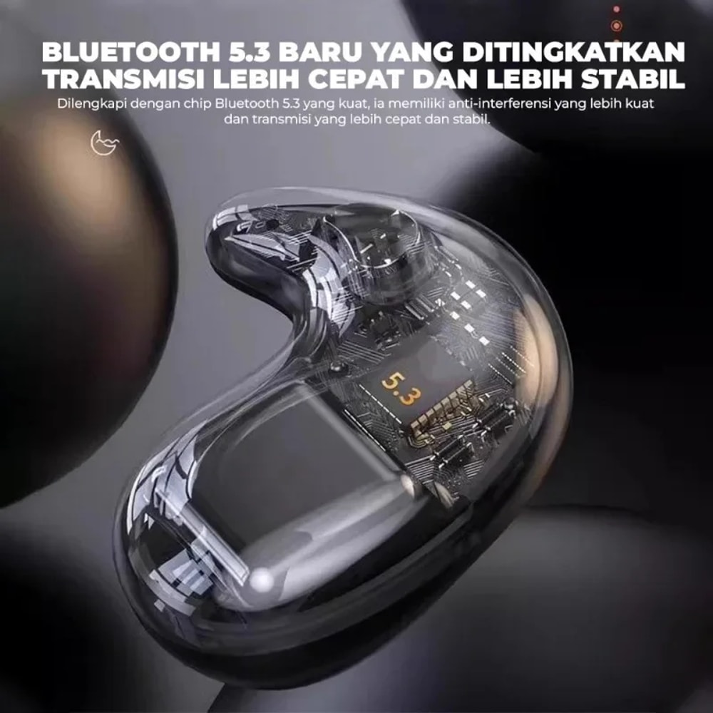 Invisible Sleep Earbuds Mini Bluetooth Earphones With HiFi Sound Power Display 2