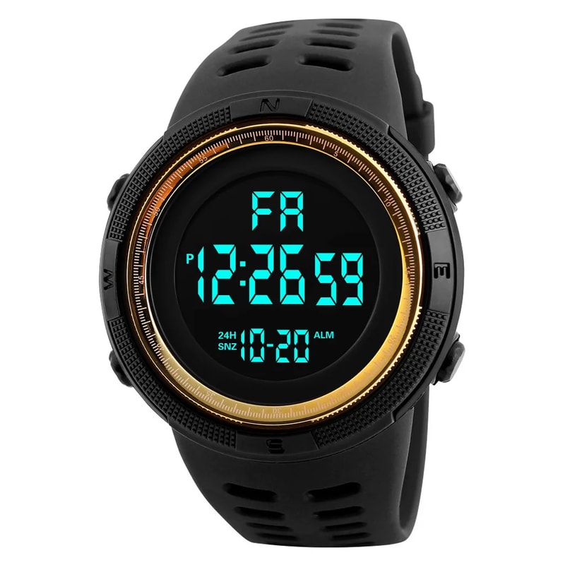 Tactical Digital Sports Watch For Men Waterproof LED Multifunction Military Style Watch 5