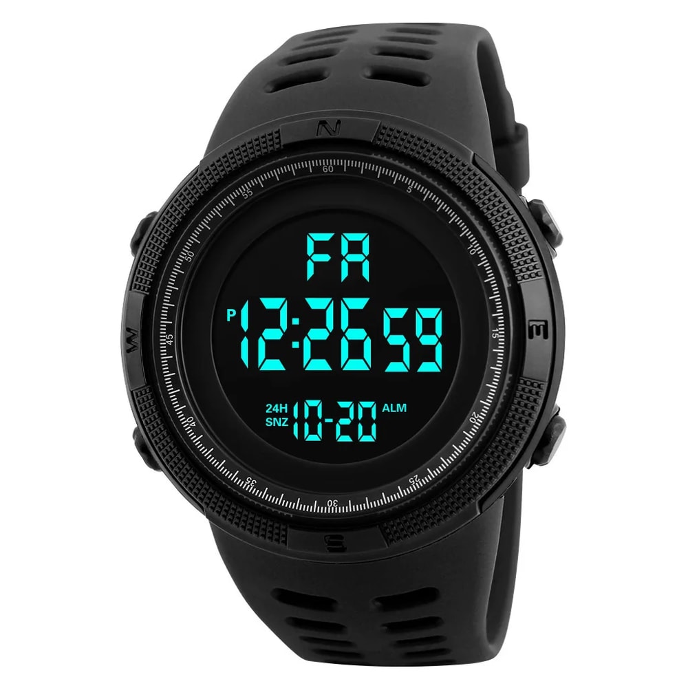Tactical Digital Sports Watch For Men Waterproof LED Multifunction Military Style Watch 6