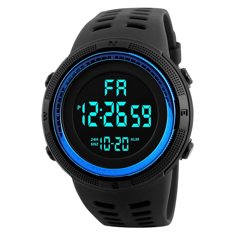 Tactical Digital Sports Watch For Men Waterproof LED Multifunction Military Style Watch 7