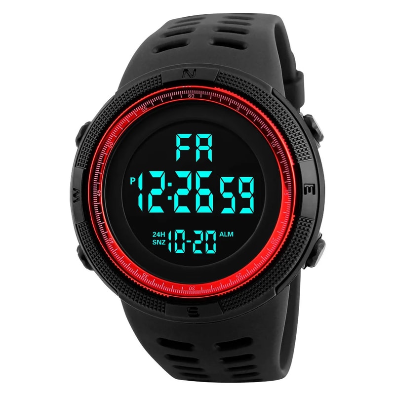 Tactical Digital Sports Watch For Men Waterproof LED Multifunction Military Style Watch 8