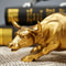 Golden Ox Sculpture Wall Street Bull Statue For Office Home Decor 2