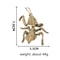 Brass Mantis Figurine Antique Copper Praying Mantis Statue Desk Collectible 5