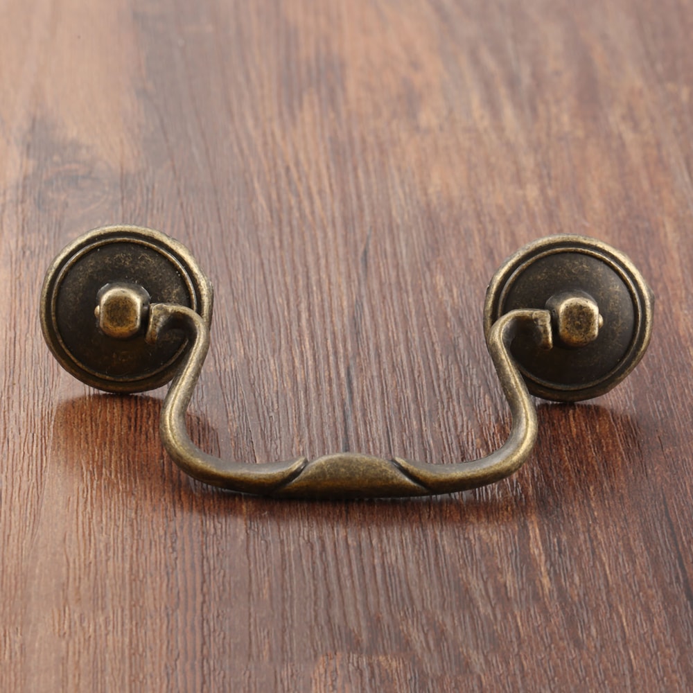 Vintage Bronze Cabinet Handles Antique Drawer Pulls for Kitchen Furniture Upgrade
