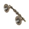 Vintage Cabinet Handles Antique Brass Drawer Pulls European Lace Design