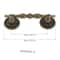 Vintage Cabinet Handles Antique Brass Drawer Pulls European Lace Design