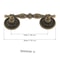Vintage Cabinet Handles Antique Brass Drawer Pulls European Lace Design