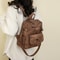 Urban Chic Leather Backpack Women Large Capacity Fashion Travel Backpack