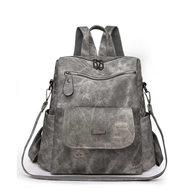 Urban Chic Leather Backpack Women Large Capacity Fashion Travel Backpack