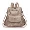 Urban Chic Leather Backpack Women Large Capacity Fashion Travel Backpack