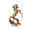 Feng Shui Lucky Horse Statue Brass Zodiac Coin Figurine For Wealth And Desk Decor 5