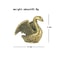 Vintage Brass Swan Figurine Mini Sculpture Elegant Home Decor Accent 5