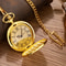 Steampunk Pocket Watch Necklace with Roman Numerals Vintage Antique Pendant Timepiece