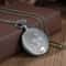 Vintage Roman Numeral Pocket Watch Necklace With Hollow Carved Case Quartz Timepiece 1
