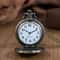 Vintage Roman Numeral Pocket Watch Necklace With Hollow Carved Case Quartz Timepiece 2