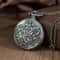 Vintage Roman Numeral Pocket Watch Necklace With Hollow Carved Case Quartz Timepiece 3
