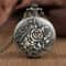 Vintage Roman Numeral Pocket Watch Necklace With Hollow Carved Case Quartz Timepiece 5