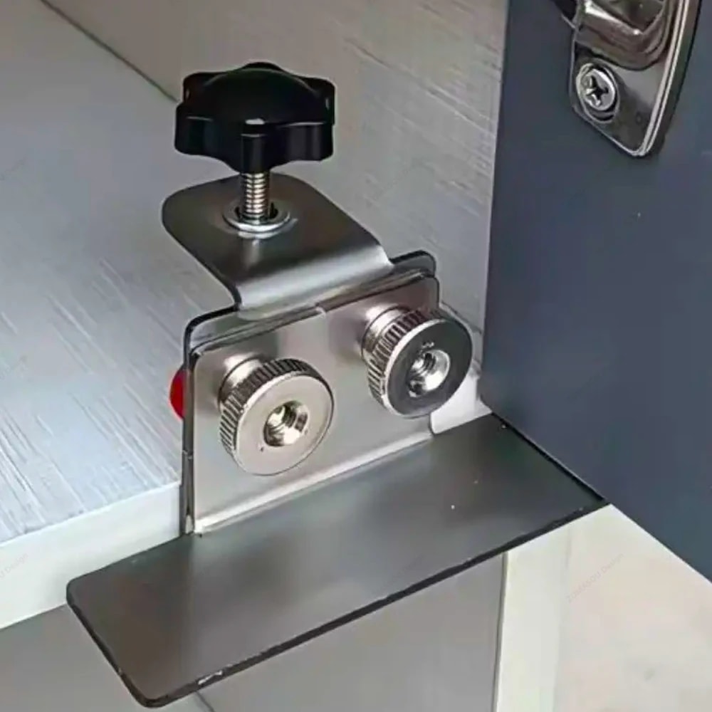 Precision Cabinet Door Positioning Jig Stainless Steel Hinge Installation Tool 0