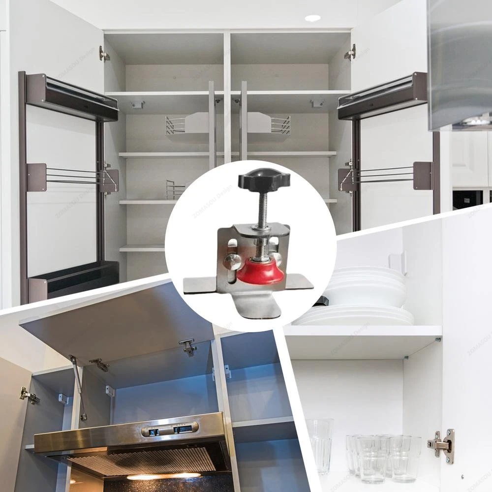 Precision Cabinet Door Positioning Jig Stainless Steel Hinge Installation Tool 1